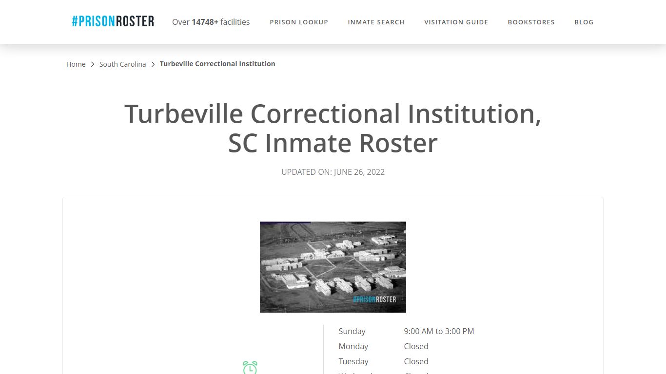 Turbeville Correctional Institution, SC Inmate Roster - Prisonroster